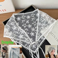 2025 HOT SALE! Y2K Women Lace Tulle Bandage Skirt Stacked Lace Half