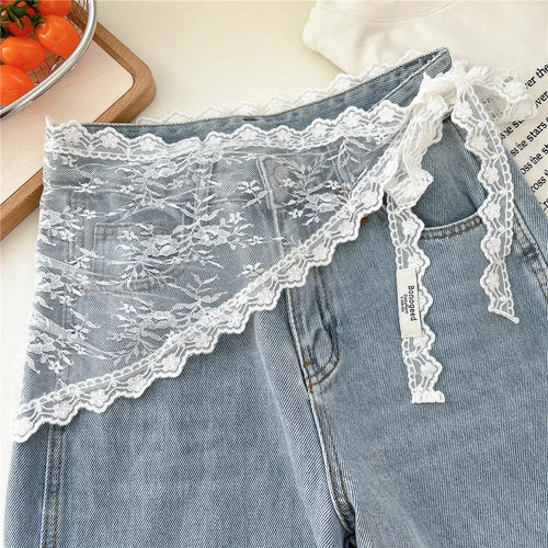 2025 HOT SALE! Y2K Women Lace Tulle Bandage Skirt Stacked Lace Half