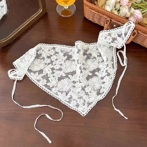 2025 HOT SALE! Y2K Women Lace Tulle Bandage Skirt Stacked Lace Half