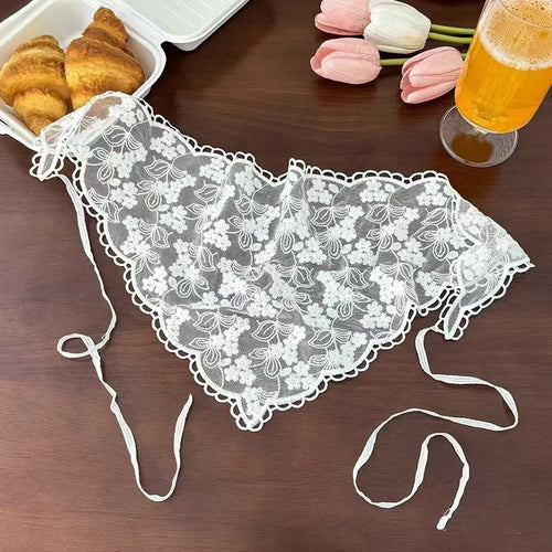 2025 HOT SALE! Y2K Women Lace Tulle Bandage Skirt Stacked Lace Half
