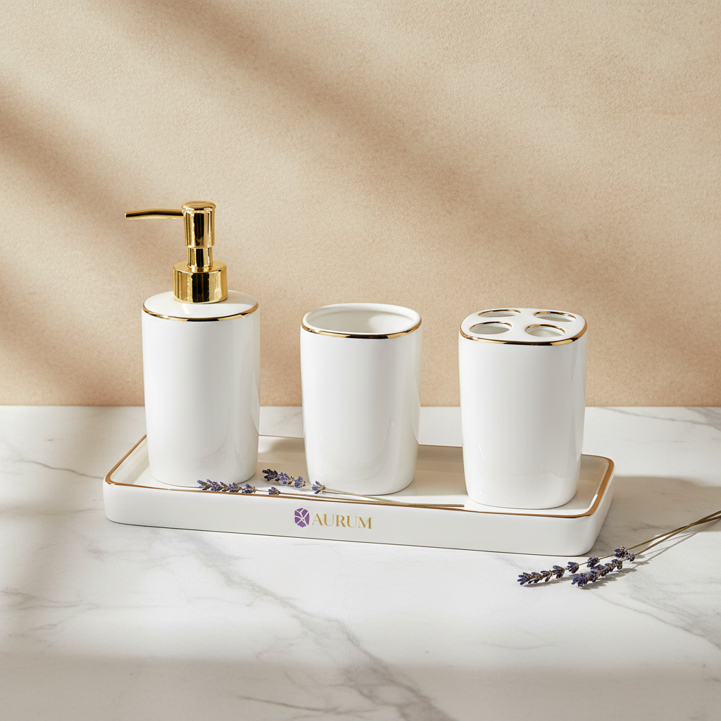 Set Organizador de Baño 5 Piezas